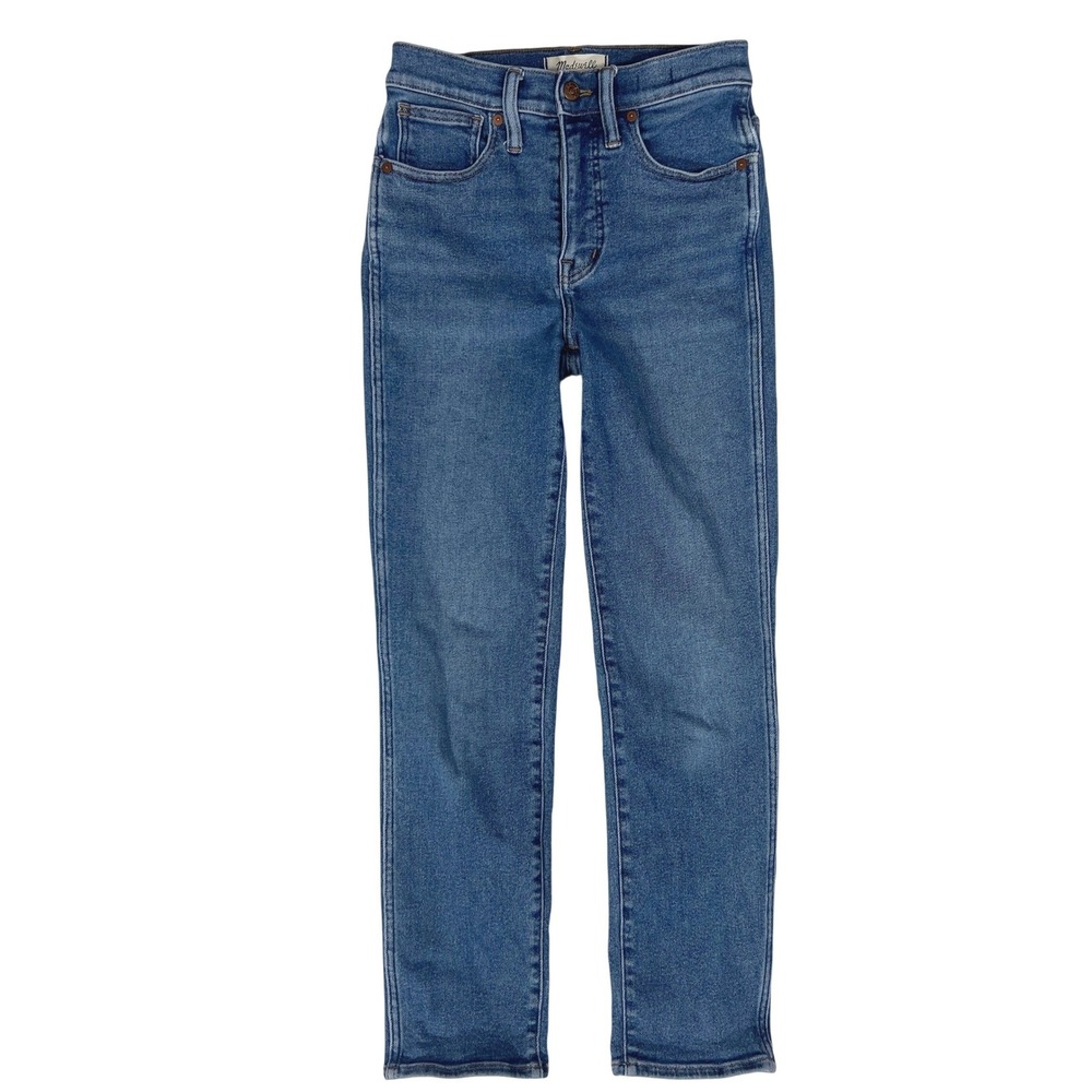 Madewell Stovepipe Jeans 24 90s Straight Minimalist Preppy Retro Casual 0 1